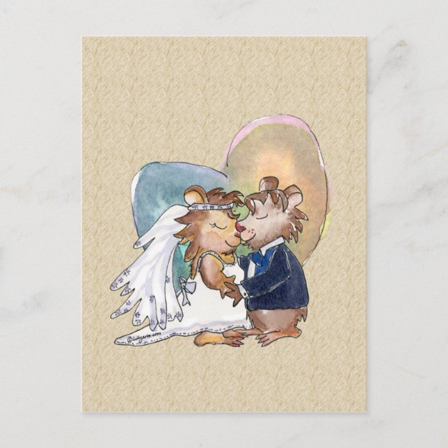 Postal De Anuncios Personalizado Boda Dance Pareja (Anverso)