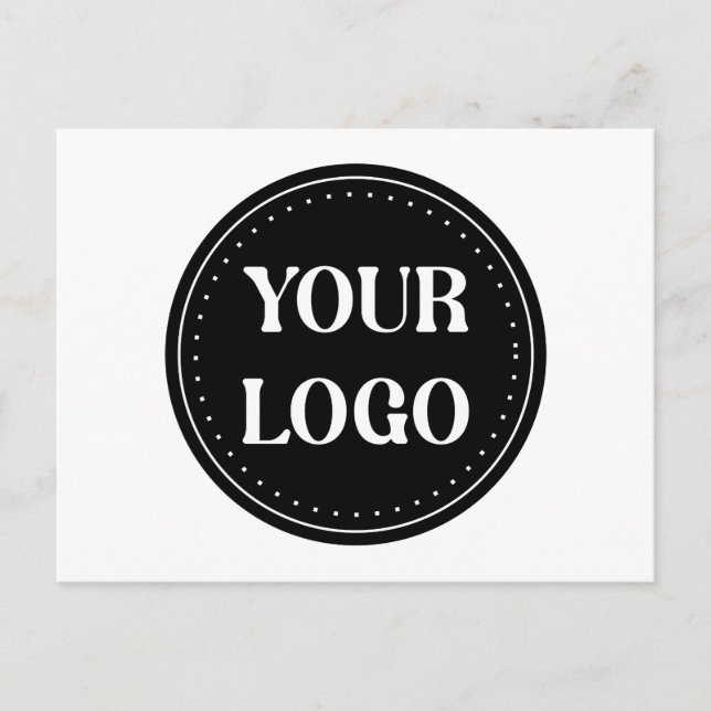 Postal De Anuncios Personalizado, elegante, moderno y mínimo (Anverso)