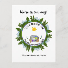 Postal De Anuncios Personalizado Van Life CARAVAN Camping