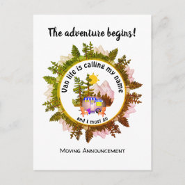 Postal De Anuncios Personalizado VAN LIFE LLAMANDO A MI NOMBRE ANUNCI