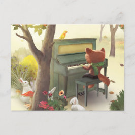 Postal De Anuncios Pianista del bosque