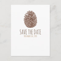 Piña Elegante Boda Rústica Save The Date