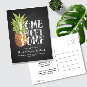 Postal De Anuncios Pineapple Welcome Change Address Postcard"