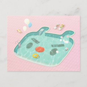 Postal De Anuncios Piscina