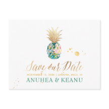 PixDezines Aloha Pineapple/Oscuro Verde azulado/Gu