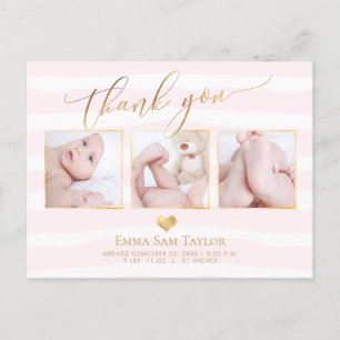 Postal De Anuncios PixDezines DIY franjas de color Bebé Shower Agrade