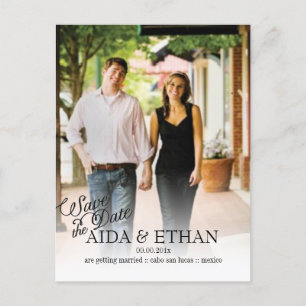 Postal De Anuncios PixDezines foto/save the date