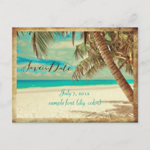 Postal De Anuncios PixDezines GUARDA LA FECHA/VINTAGE HAWAII