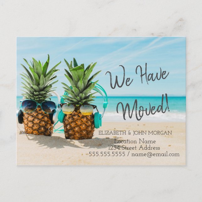 Postal De Anuncios Playa de piñas en movimiento (Anverso)