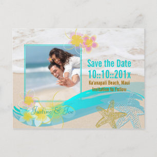Postal De Anuncios Playa de PixDezines, starfis, guardar fechas/días