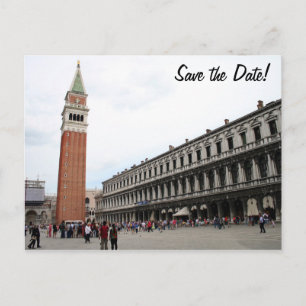 Postal De Anuncios Plaza de San Marcos en Venecia, Italia