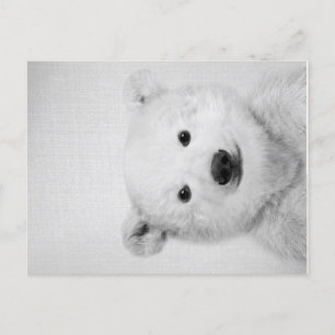 Postal De Anuncios Polar-bear, Polar-bear Canvas Gift for Her