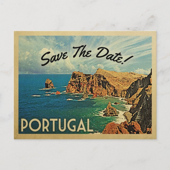 Postal De Anuncios Portugal Guarde la Fecha Madeira Portuguesa (Anverso)