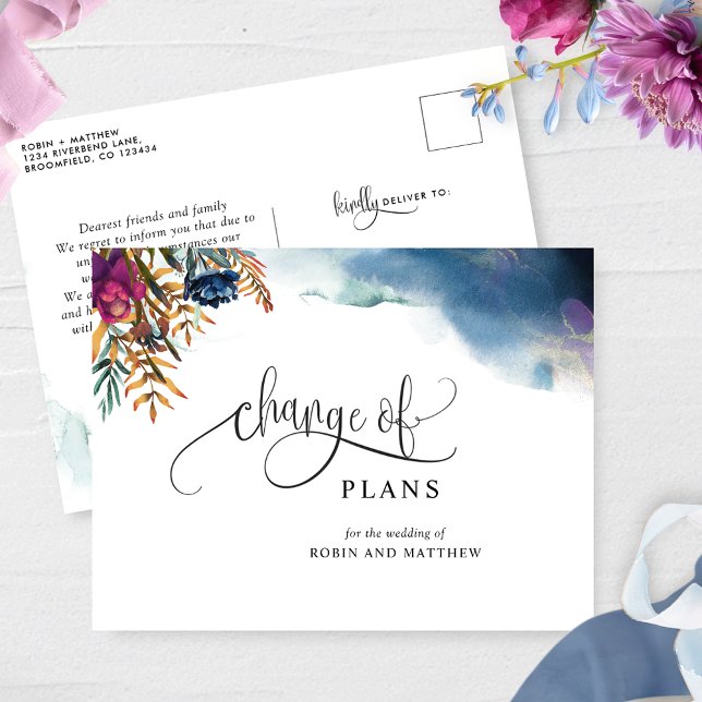 Postal De Anuncios Posposición / Cambio de Planes Boda Mística (Subido por el creador)