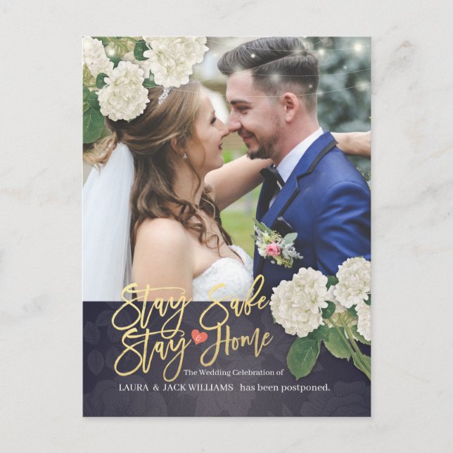 Postal De Anuncios Posposición del boda Hospédese en casa Estancia se (Anverso)