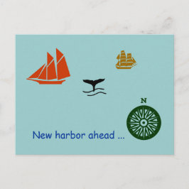 Postal De Anuncios Postcard - Nuevo puerto por delante
