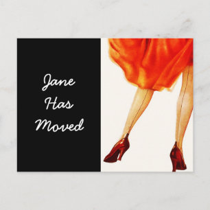 Postal De Anuncios Postcard Retro Marilyn Vestido Rojo Movida Nueva D