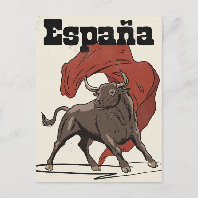 Postal De Anuncios Póster de viaje a España (Anverso)