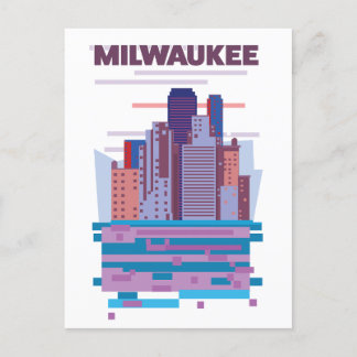 Postal De Anuncios Póster de viaje a Milwaukee