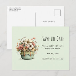 Postal De Anuncios Potted Flowers Cozy Shabby Style Cute