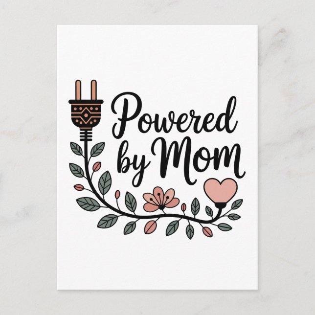 Postal De Anuncios Powered By Mom (Anverso)