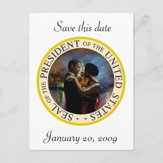 Postal De Anuncios Presidente Obama Inauguration Keepsakes