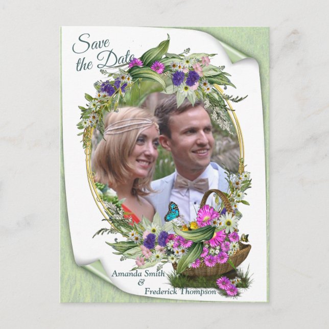 Postal De Anuncios Primavera de Verano (Anverso)