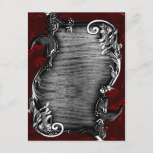 Postal De Anuncios Proclamación Boda Gótica de Vampiros