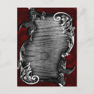Postal De Anuncios Proclamación Boda Gótica de Vampiros
