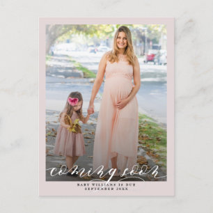 Postal De Anuncios Próximamente foto embarazo