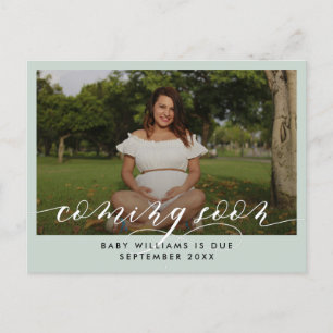 Postal De Anuncios Próximamente foto embarazo