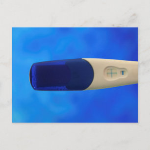 Postal De Anuncios Prueba de embarazo positiva