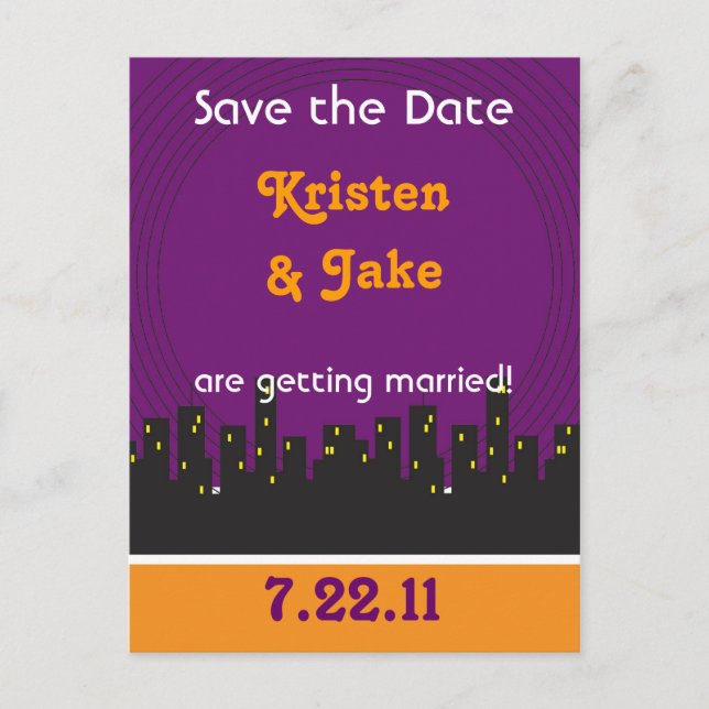 Postal De Anuncios Púrpura Motown (Anverso)