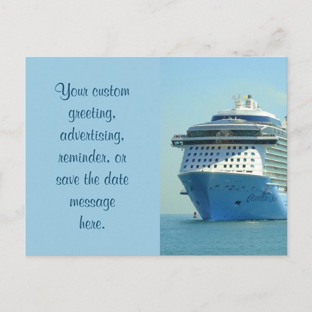 Postal De Anuncios Quantum que llama personalizado (Anverso)