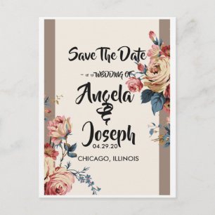 Postal De Anuncios querido Save the Date