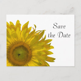 Postal De Anuncios Quinceañera del Sol Amarillo Guardar la Fecha