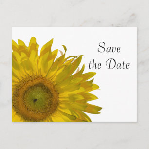 Postal De Anuncios Quinceañera del Sol Amarillo Guardar la Fecha