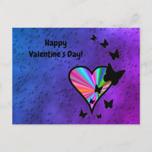 Postal De Anuncios Rainbowheart and Butfly