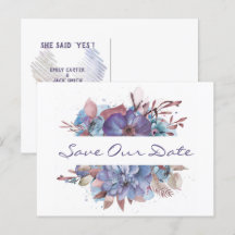 Ramo Floral Acuarela Save the Date