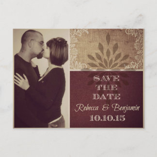Postal De Anuncios Rebecca Save Date