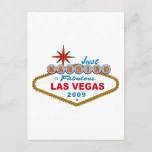 Postal De Anuncios Recién Casados En Fabuloso Las Vegas 2009