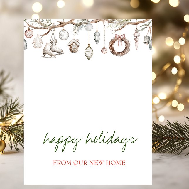 Postal De Anuncios Red Santa Baby Bear Christmas Clothesline (Subido por el creador)