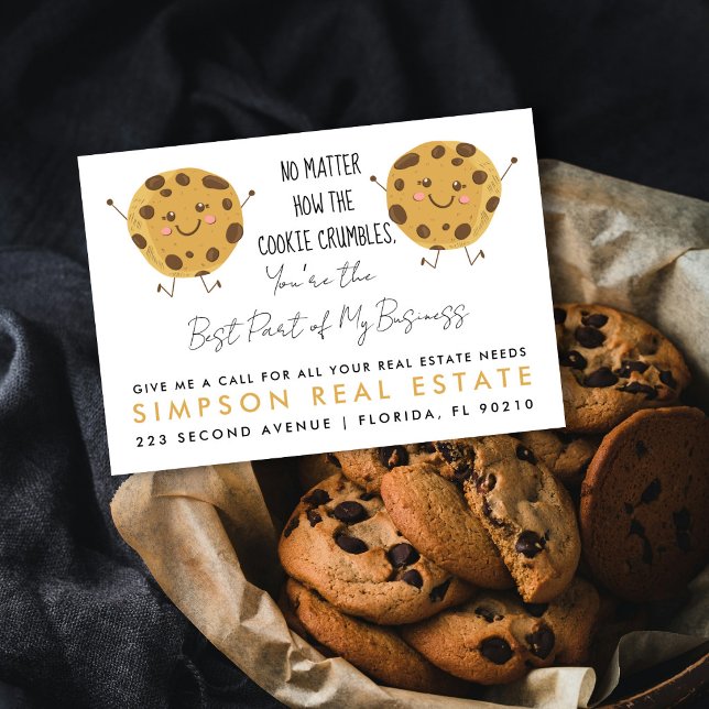 Postal De Anuncios Referencia de galletas de bienes raíces para clien (Subido por el creador)