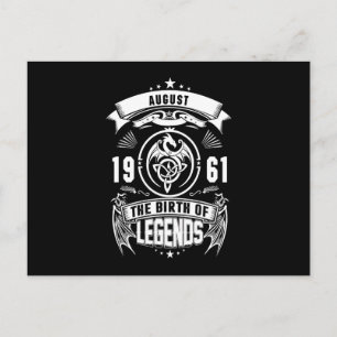 Postal De Anuncios Regalo de Agosto 1961 El Nacimiento de las Leyen