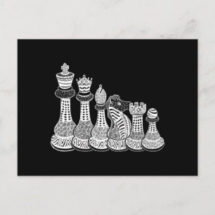 Postal De Anuncios Regalo de ajedrez Realmente Me Encantan Las Piez