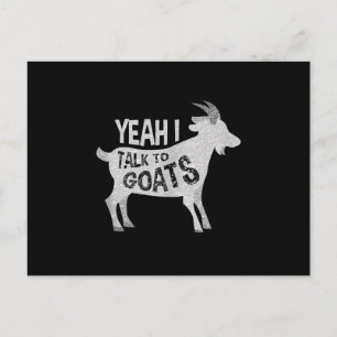 Postal De Anuncios Regalo de broma de cabra para amantes de cabras