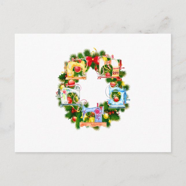 Postal De Anuncios Regalo de Costura | Regalos de Navidad de Costura  (Anverso)