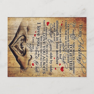 Postal De Anuncios Regalo de cumpleaños de padre   Carta A Mi Esposo