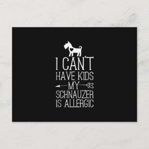 Postal De Anuncios Regalo de Mamá Schnauzer Camisetas Divertidas para