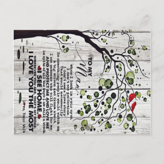 Postal De Anuncios Regalo para marido | A Mi Esposo La Encantadora Ca